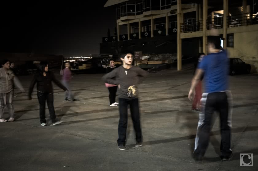 Valparaiso, caleta El membrillo, ensayo del Baile gitano de San Pedro Valparaiso, caleta El membrillo, ensayo del Baile gitano de San Pedro